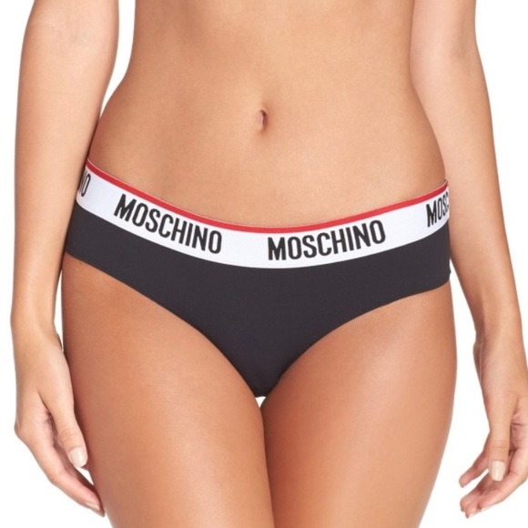 Moschino Other - NWT Moschino Black Hipster Panty Size Medium